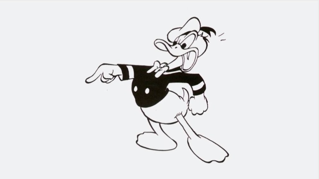 Image from the documentary film Donald Duck Ð Le Vilain Petit Canard En Nous, which is being shown in Montreal at FIFA, the Festival International du Film sur l'Art.