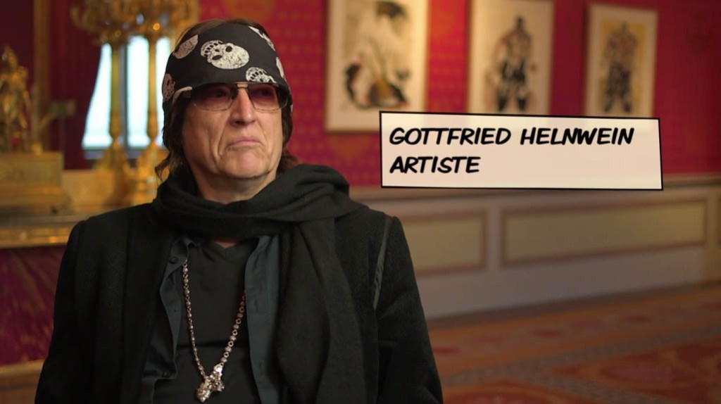 Gottfried Helnwein of Germany is one of the many artists who appears in the documentary film Donald Duck Ð Le Vilain Petit Canard En Nous, which is being shown in Montreal at FIFA, the Festival International du Film sur l'Art.