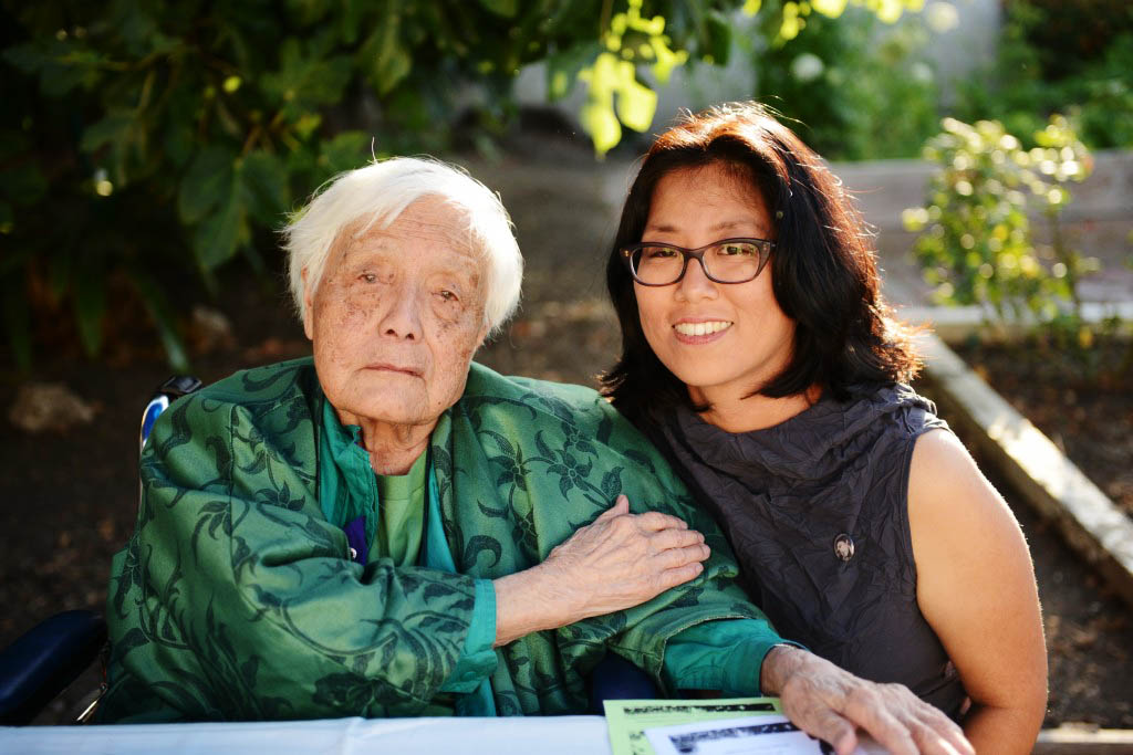 Philosopher, writer and activist Grace Lee Boggs, left, and filmmaker Grace Lee.