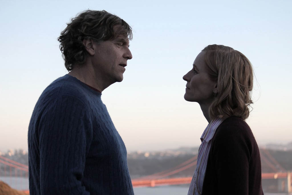 Real-life couple Josiah Polhemus and Amy Prosser play former superhero Captain Truth and his girlfriend Mimi in the film Superpowerless.