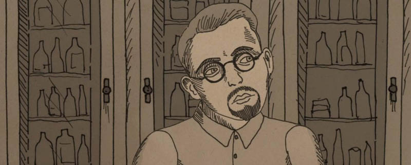 The documentary NUTS! uses animation, photos, old film footage and newspaper clippings to tell the story of medical charlatan Dr. J.R. Brinkley.